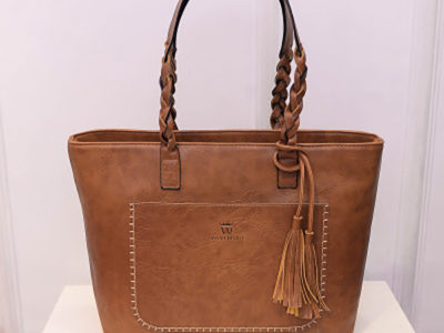 Sac fourre-tout en cuir simili cuir Tassel grande capacité Sac à …