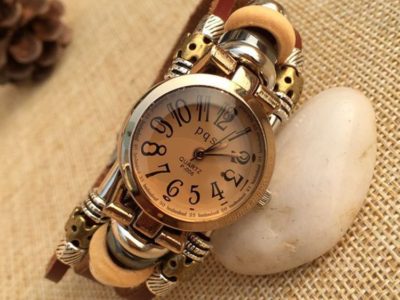 Deffrun Vintage Cadran Simple Montre Bracelet …
